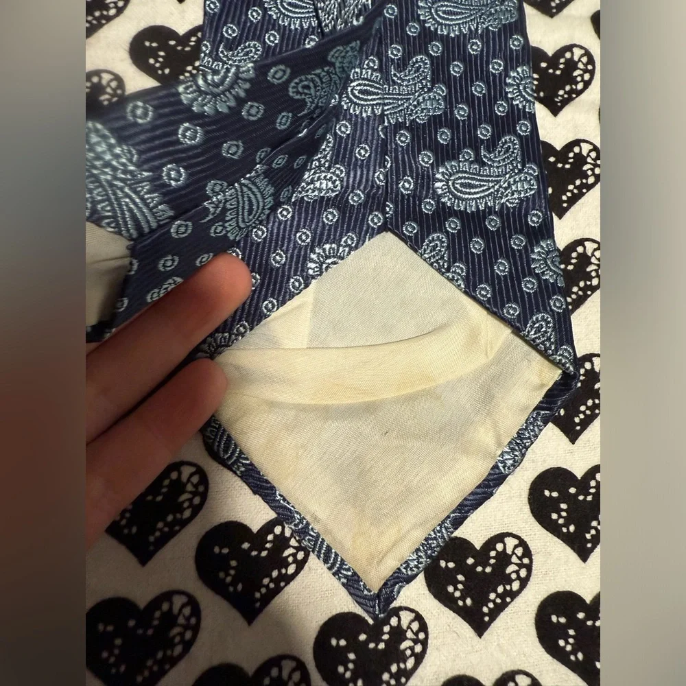 Men’s tie blue